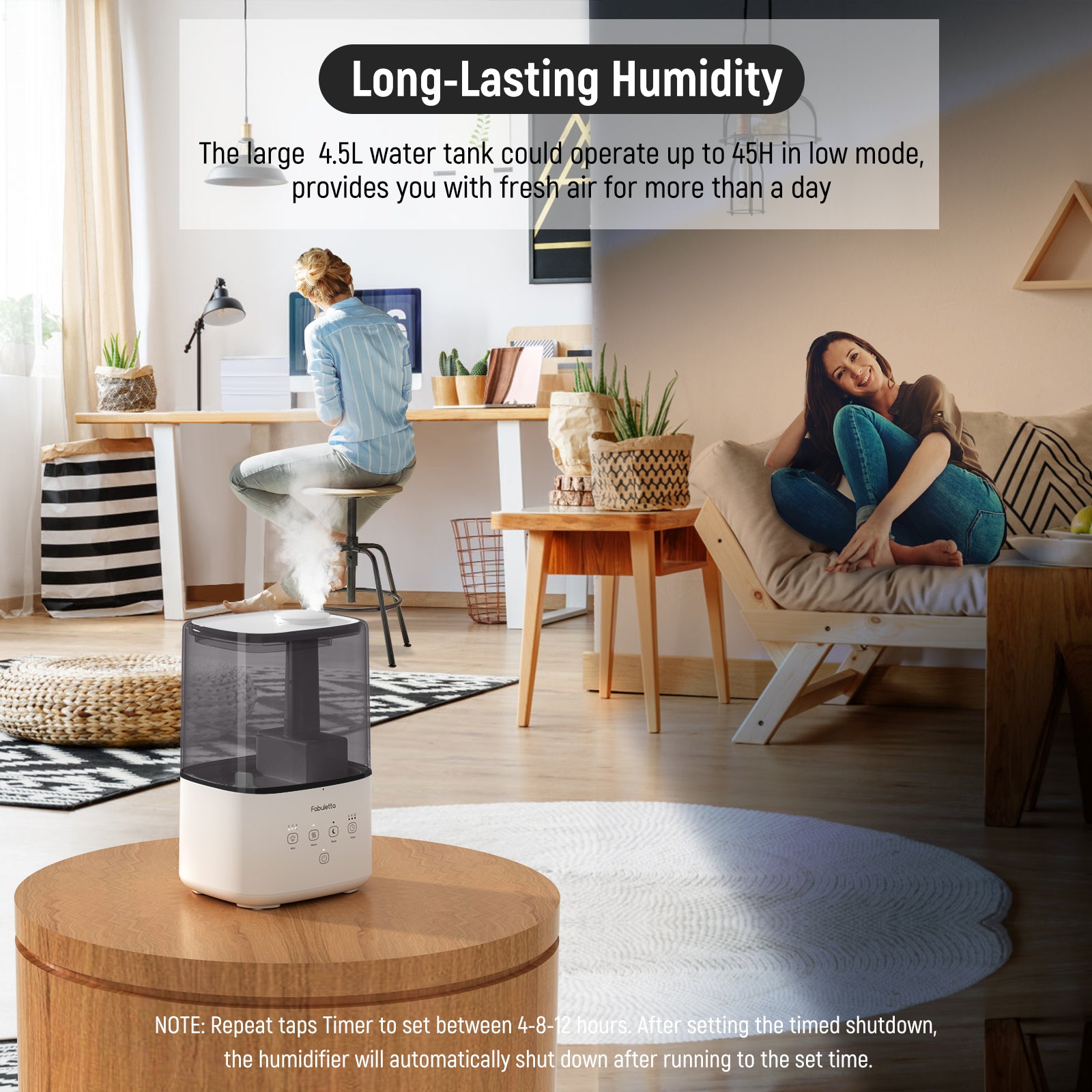 4.5L Fabuletta 2-in-1 Cool & Warm Mist Humidifier